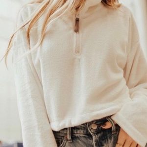 Urban outfitters fuzzy crop sweaters